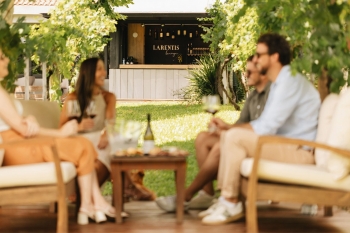 Bangalôs nos vinhedos da Larentis  são novidade para a Vindima 2026