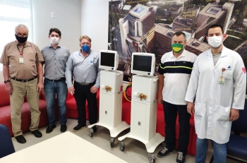 Hospital Regional recebe a doação de três respiradores