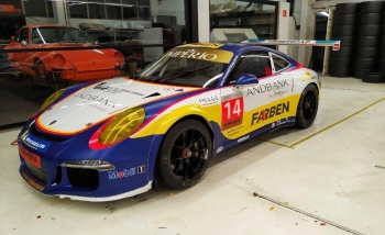 André Gaidzinski muda a cor do carro para a última etapa da Porsche Cup, que começa amanhã, em Interlagos, em paralelo com a F1