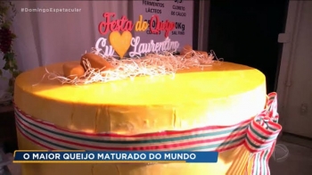 Cidade catarinense tenta entrar para a história como a dona do maior queijo maturado do mundo